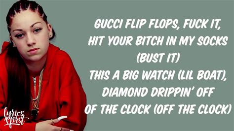 gucci flip flops songs